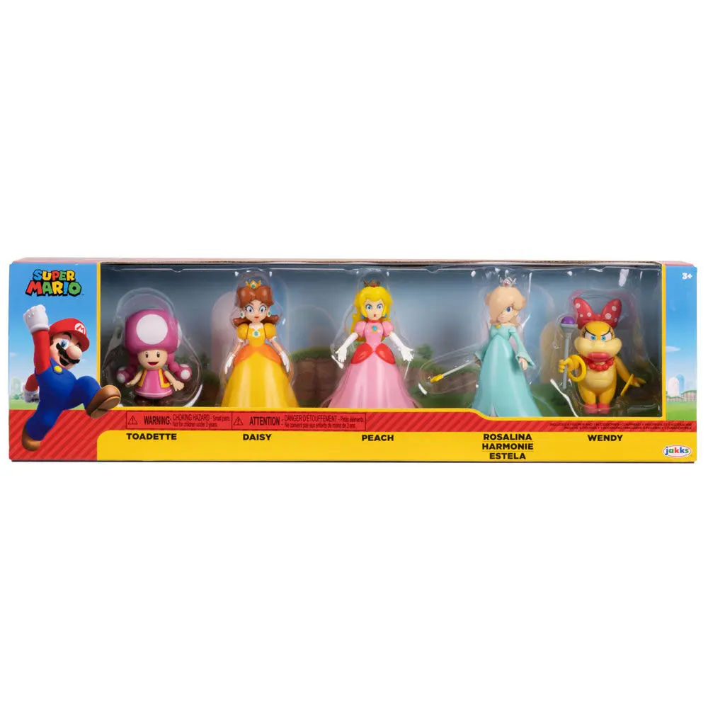 Super Mario Bros 5db-os figura csomag 6 cm termékfotó