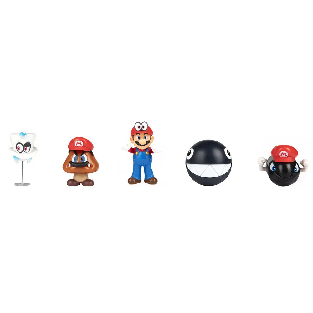 Super Mario Bros 5db-os figura csomag 6,5cm termékfotó