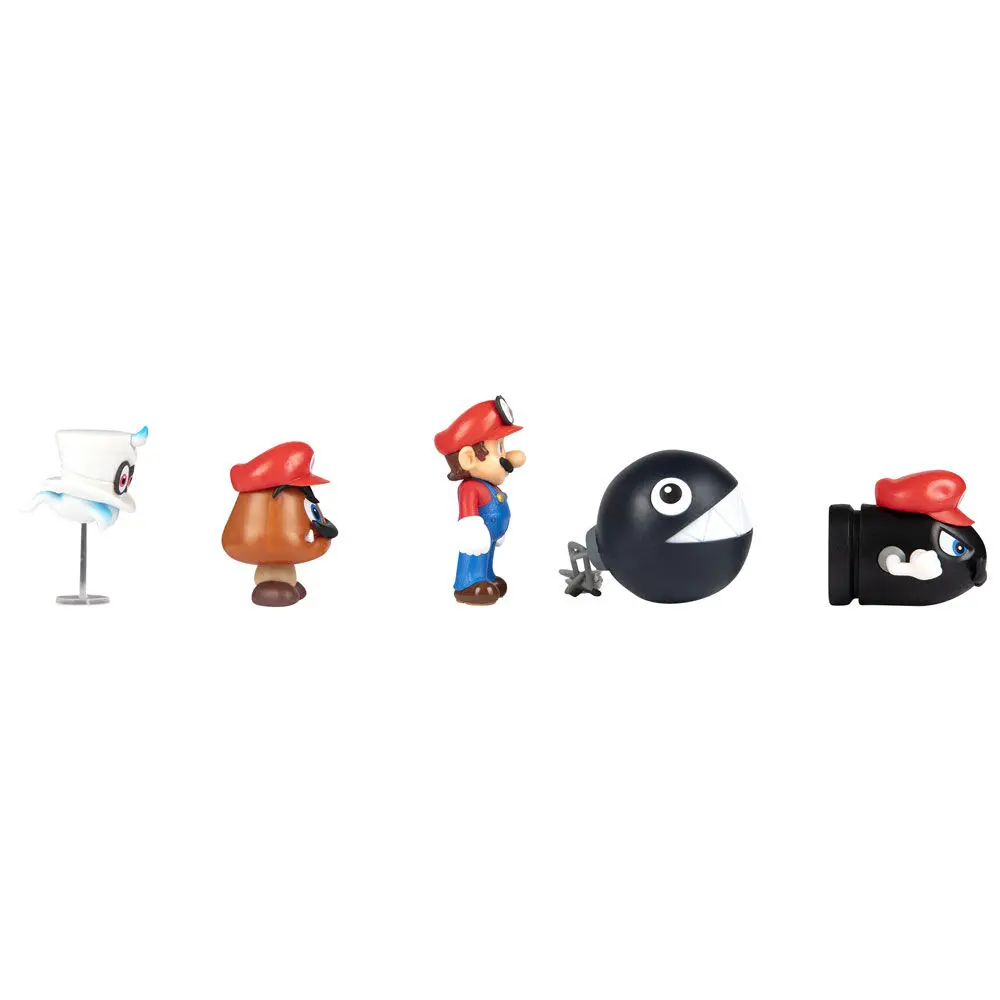 Super Mario Bros 5db-os figura csomag 6,5cm termékfotó