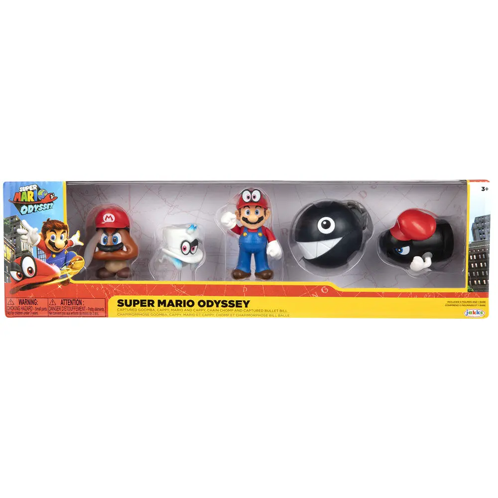 Super Mario Bros 5db-os figura csomag 6,5cm termékfotó