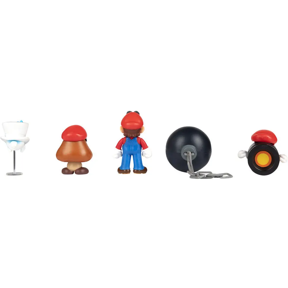 Super Mario Bros 5db-os figura csomag 6,5cm termékfotó