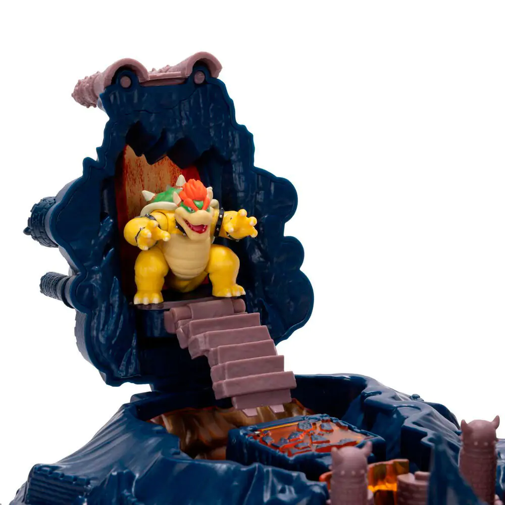 Super Mario Bros Bowser Island Castle játékkészlet termékfotó