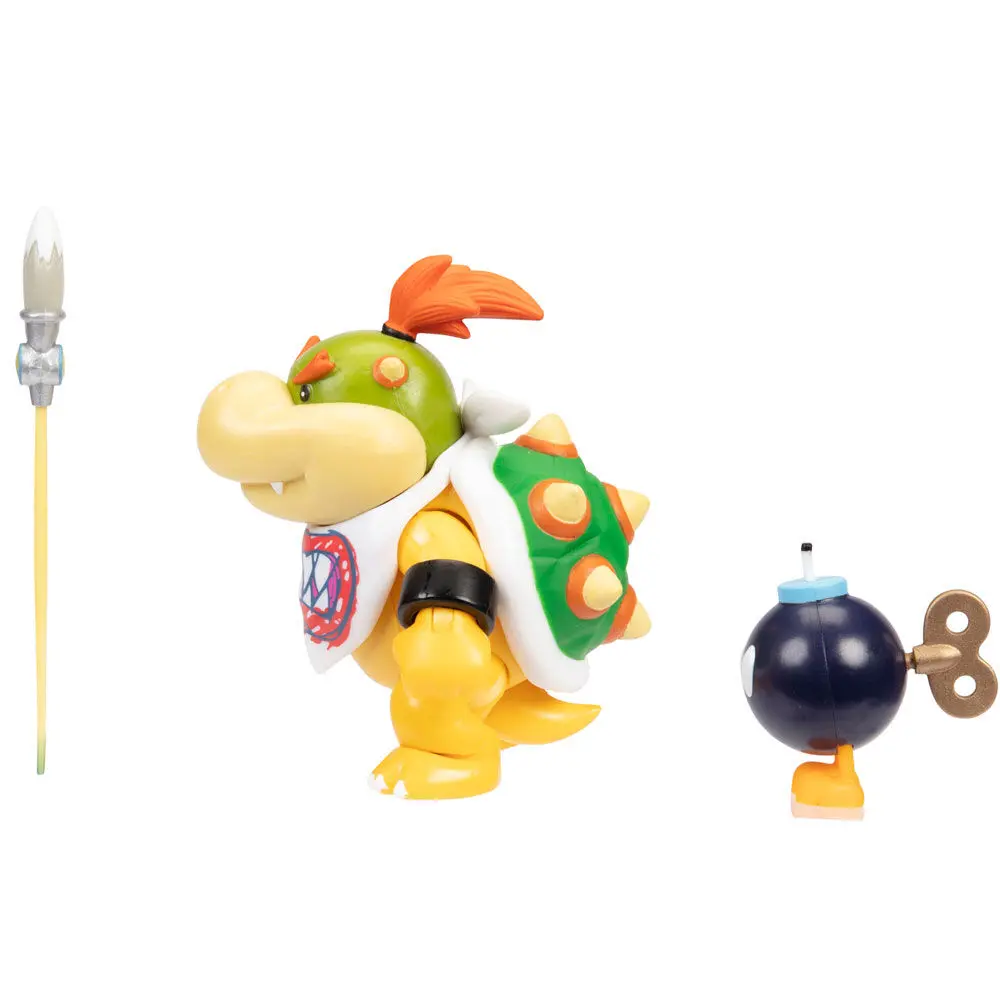 Super Mario Bros Bowser Jr Gold figura 10cm termékfotó