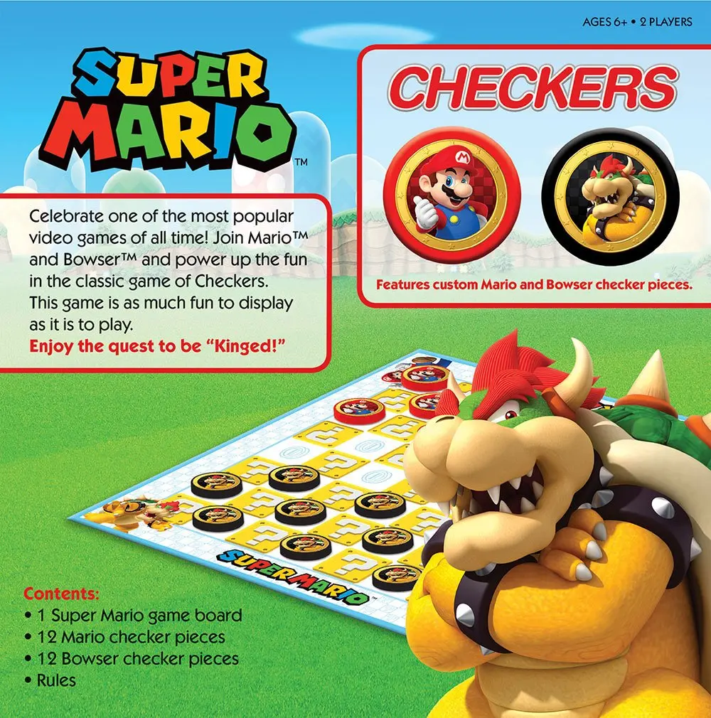 Super Mario Bros. Checkers Super Mario VS Browser Angol nyelvű termékfotó