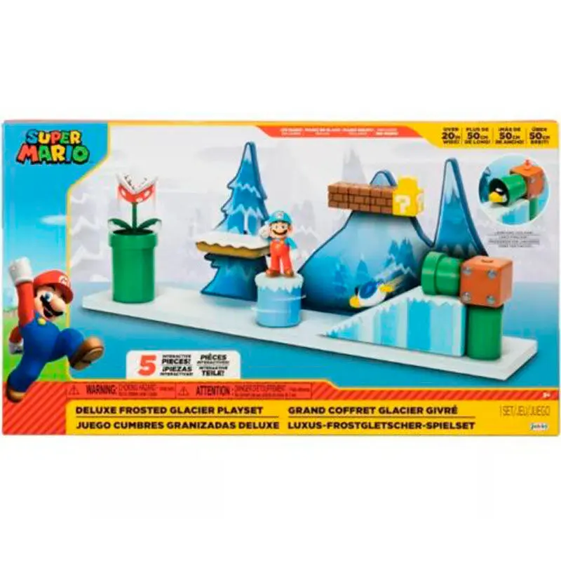 Super Mario Bros Deluxe Frosted Glacier játékkészlet termékfotó