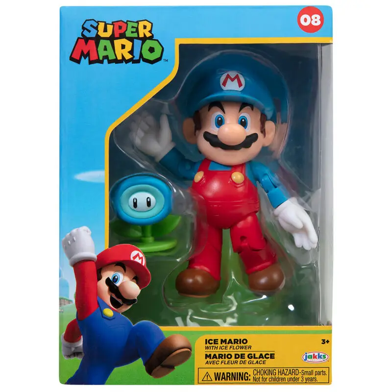 Super Mario Bros Ice Mario figura 10cm termékfotó