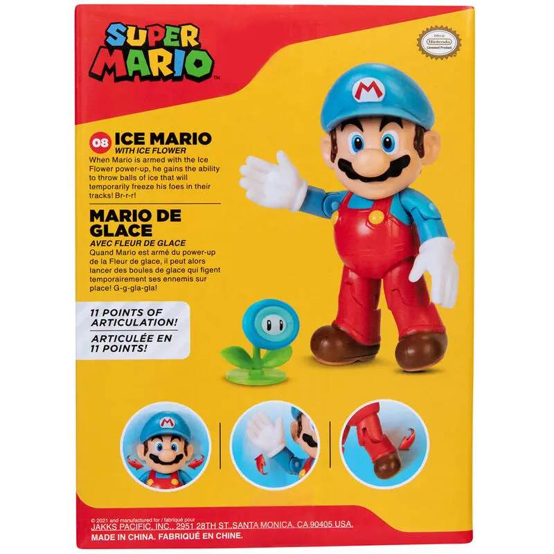 Super Mario Bros Ice Mario figura 10cm termékfotó