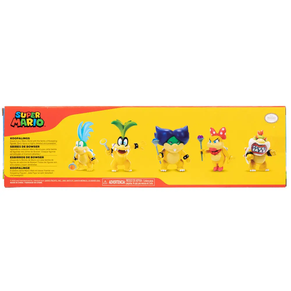 Super Mario Bros Koopalings 5db-os figura csomag 6,5cm termékfotó