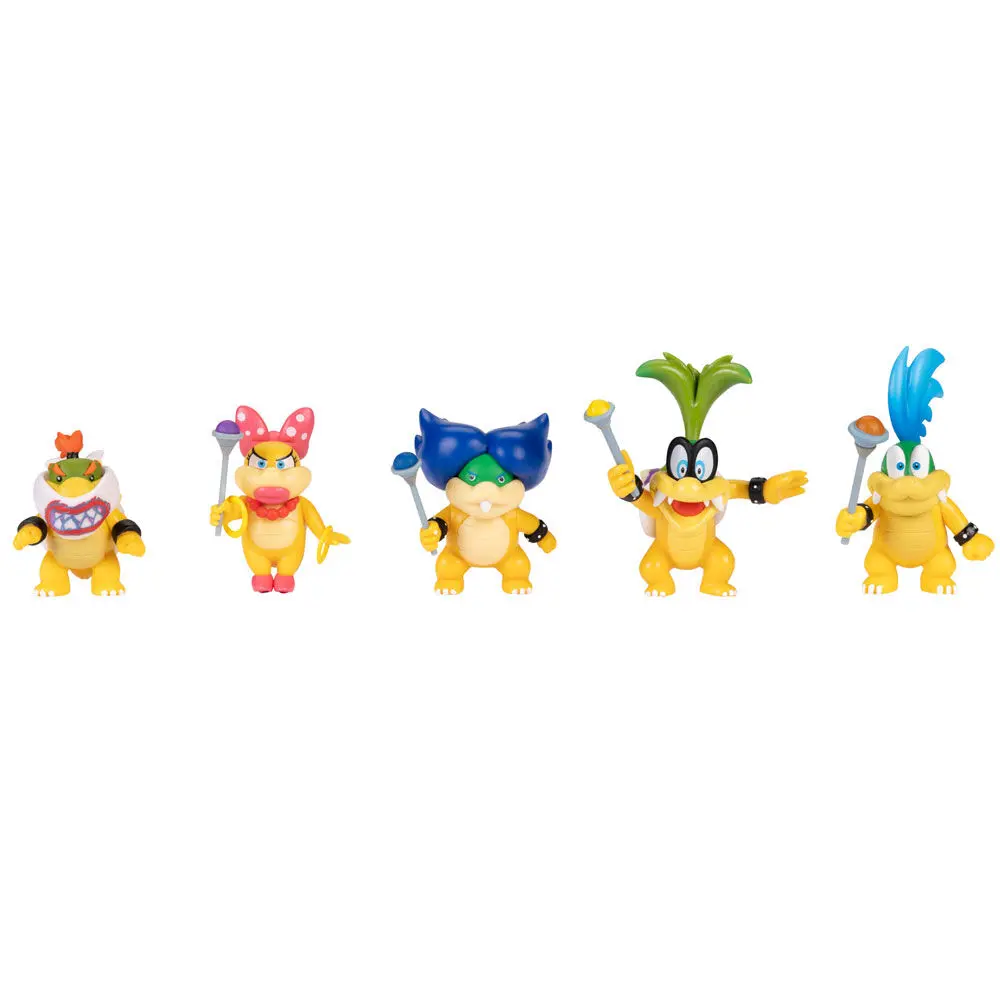 Super Mario Bros Koopalings 5db-os figura csomag 6,5cm termékfotó