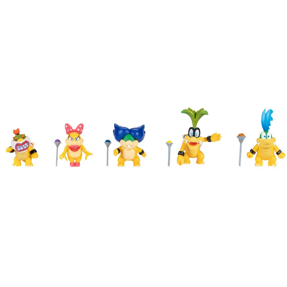 Super Mario Bros Koopalings 5db-os figura csomag 6,5cm termékfotó