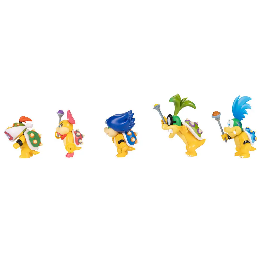 Super Mario Bros Koopalings 5db-os figura csomag 6,5cm termékfotó