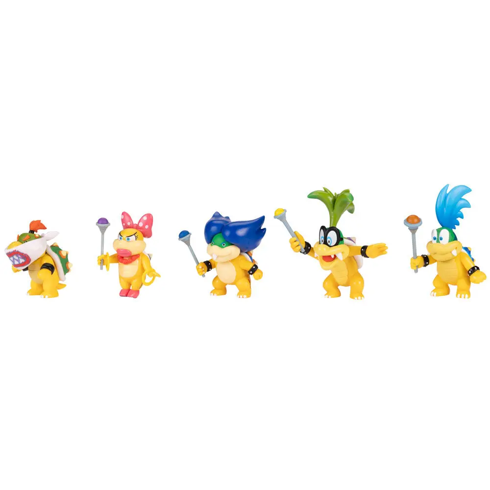 Super Mario Bros Koopalings 5db-os figura csomag 6,5cm termékfotó