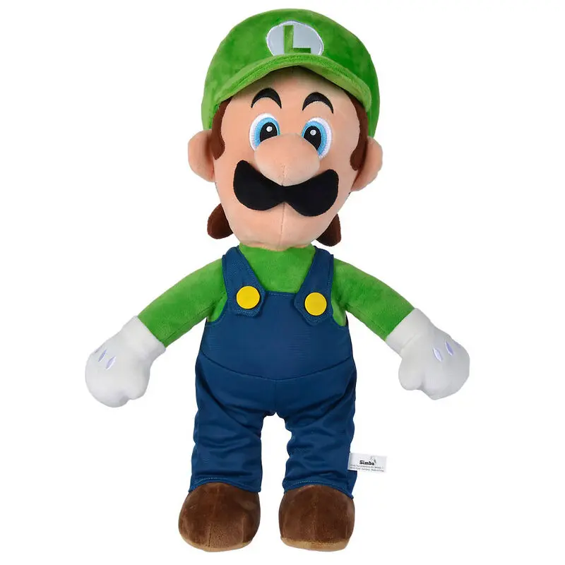 Super Mario Bros Luigi plüss 50cm termékfotó