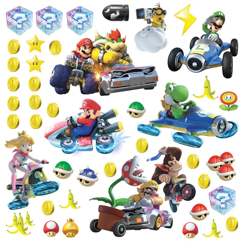 Super Mario Bros Mario Kart dekormatrica termékfotó