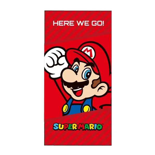 Super Mario Bros microfibre beach towel termékfotó