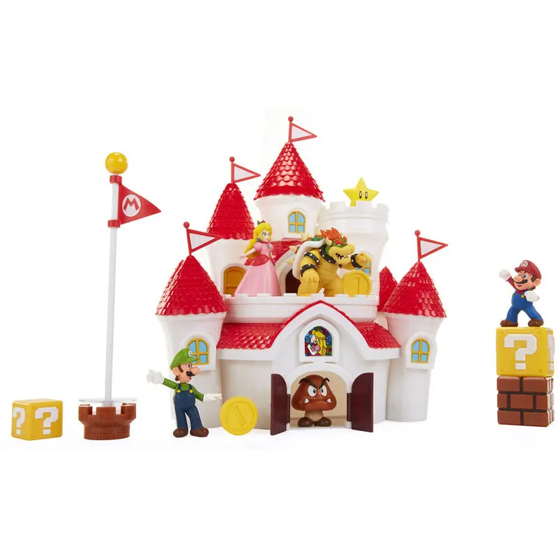 World of Nintendo Deluxe Spielset Super Mario Pilz-Palast termékfotó