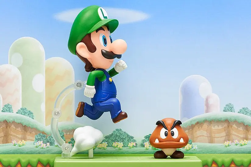Super Mario Bros. Nendoroid akciófigura Luigi (4th-run) 10 cm termékfotó