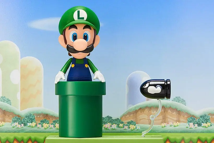Super Mario Bros. Nendoroid akciófigura Luigi (4th-run) 10 cm termékfotó