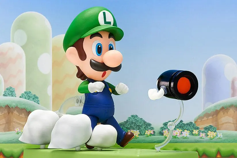Super Mario Bros. Nendoroid akciófigura Luigi (4th-run) 10 cm termékfotó