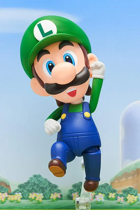 Super Mario Bros. Nendoroid akciófigura Luigi (4th-run) 10 cm termékfotó
