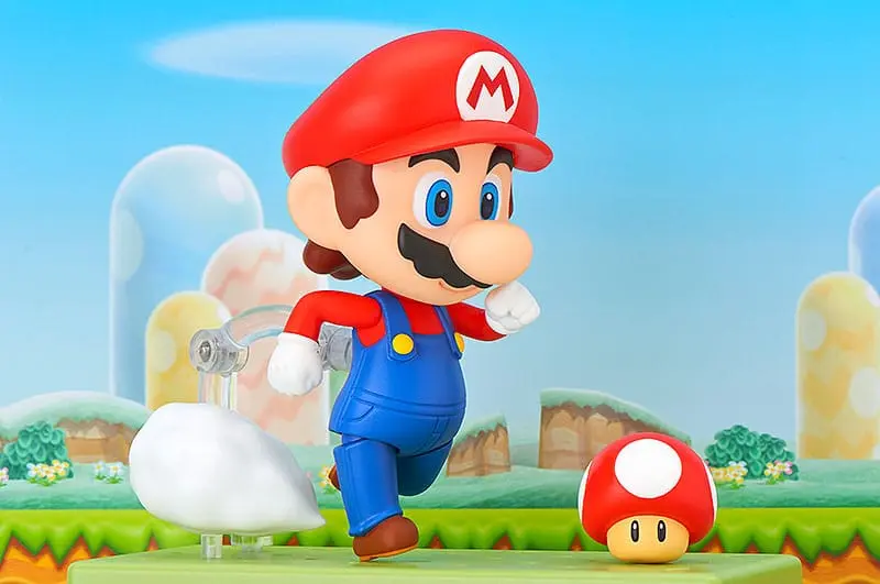 Super Mario Bros. Nendoroid akciófigura Mario (4th-run) 10 cm termékfotó