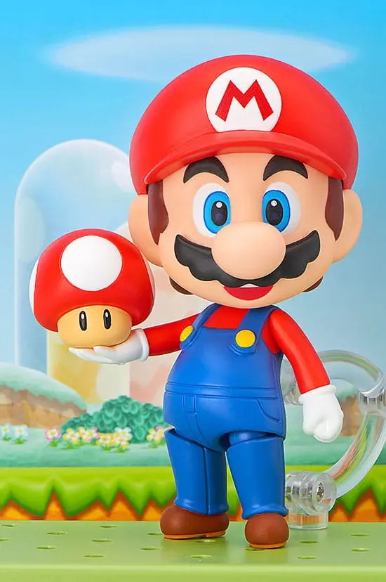 Super Mario Bros. Nendoroid akciófigura Mario (4th-run) 10 cm termékfotó