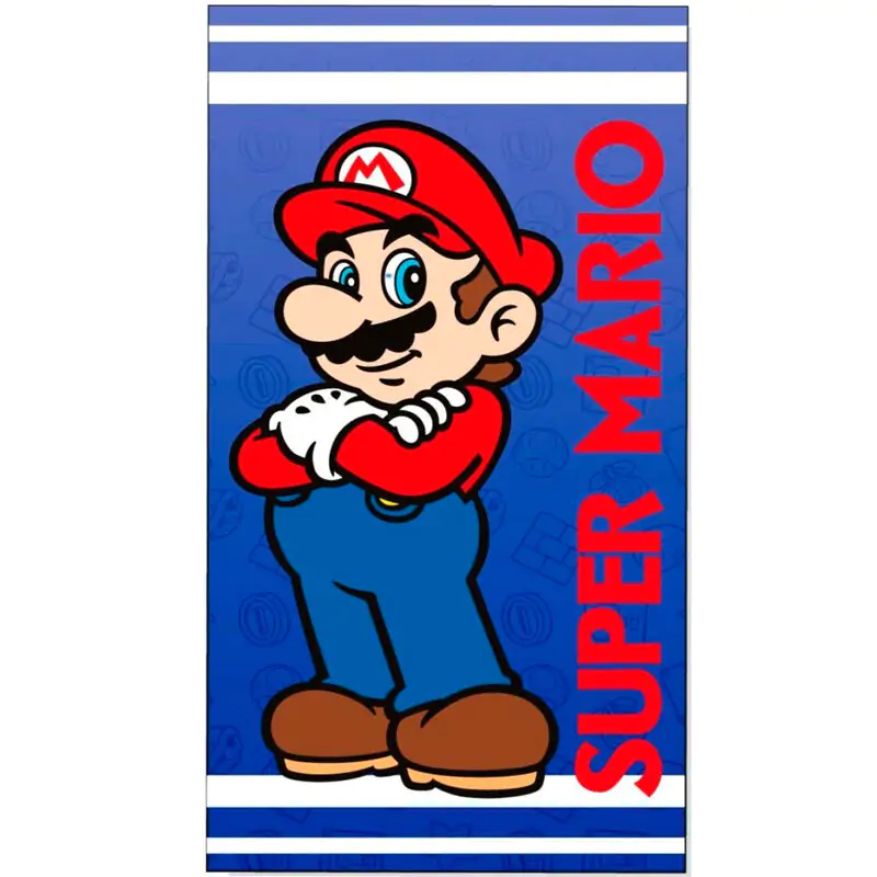 Super Mario Bros pamut strand törölköző termékfotó