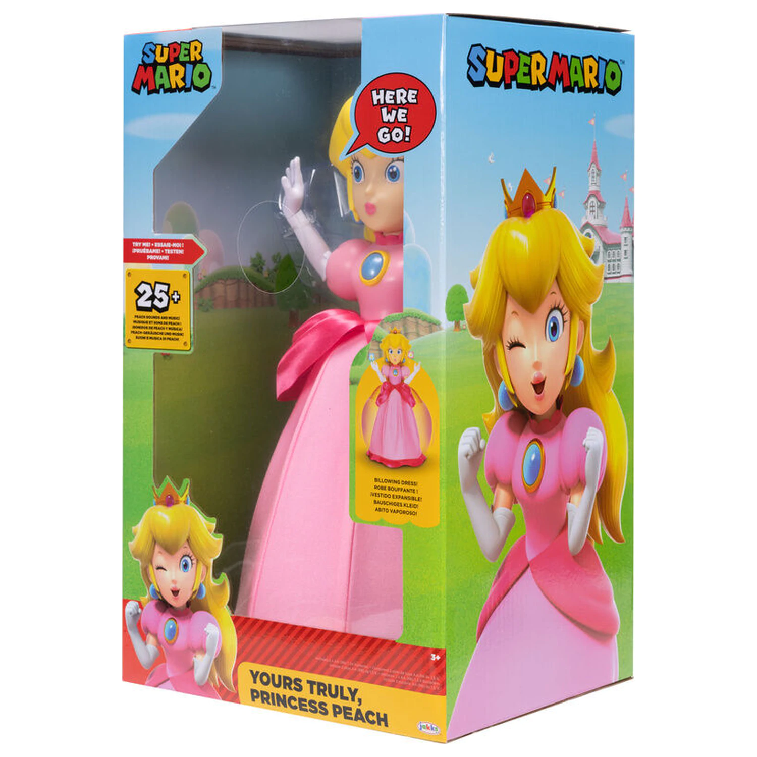 Super Mario Bros Peach figura angol nyelvű 36cm termékfotó