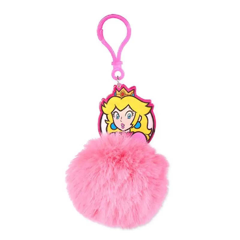 Super Mario Bros Peach Pompom kulcstartó termékfotó