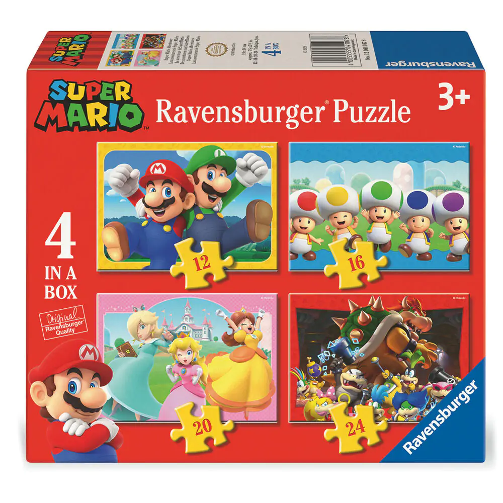 Super Mario Bros puzzle 12-16-20-24db-os termékfotó
