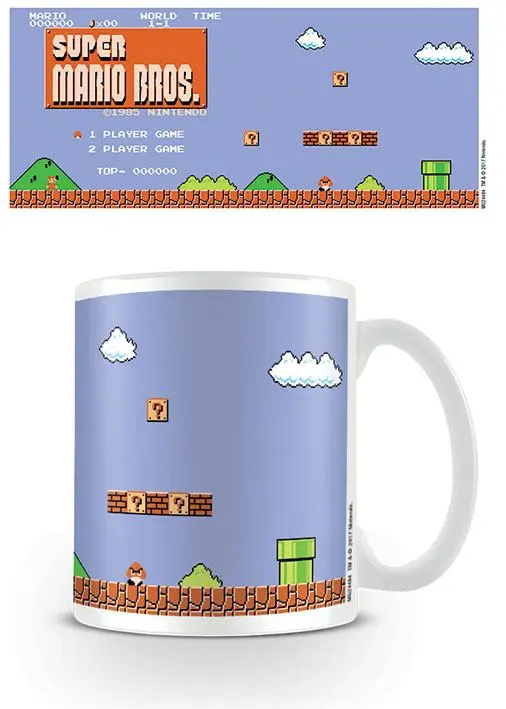 Super Mario Bros. Tasse Retro Title termékfotó