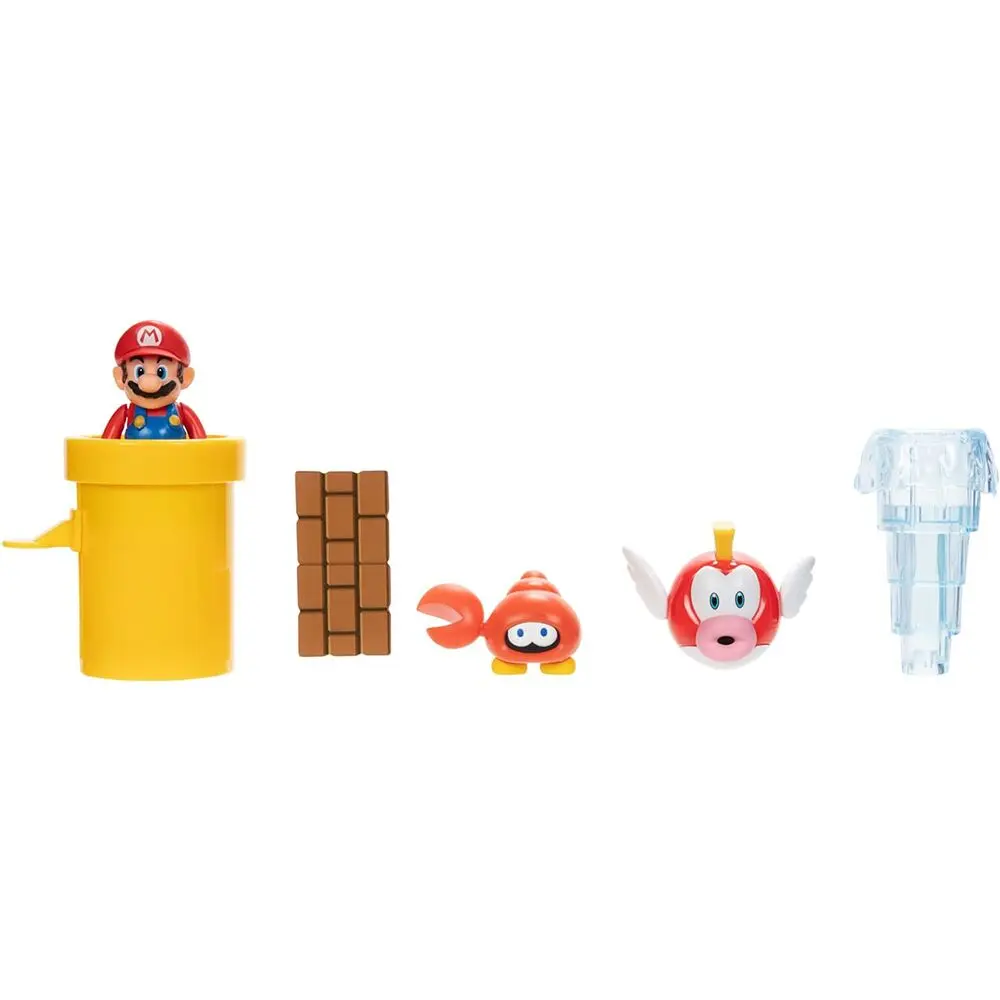 Super Mario Bros Sparkling Waters diorama csomag 6cm termékfotó