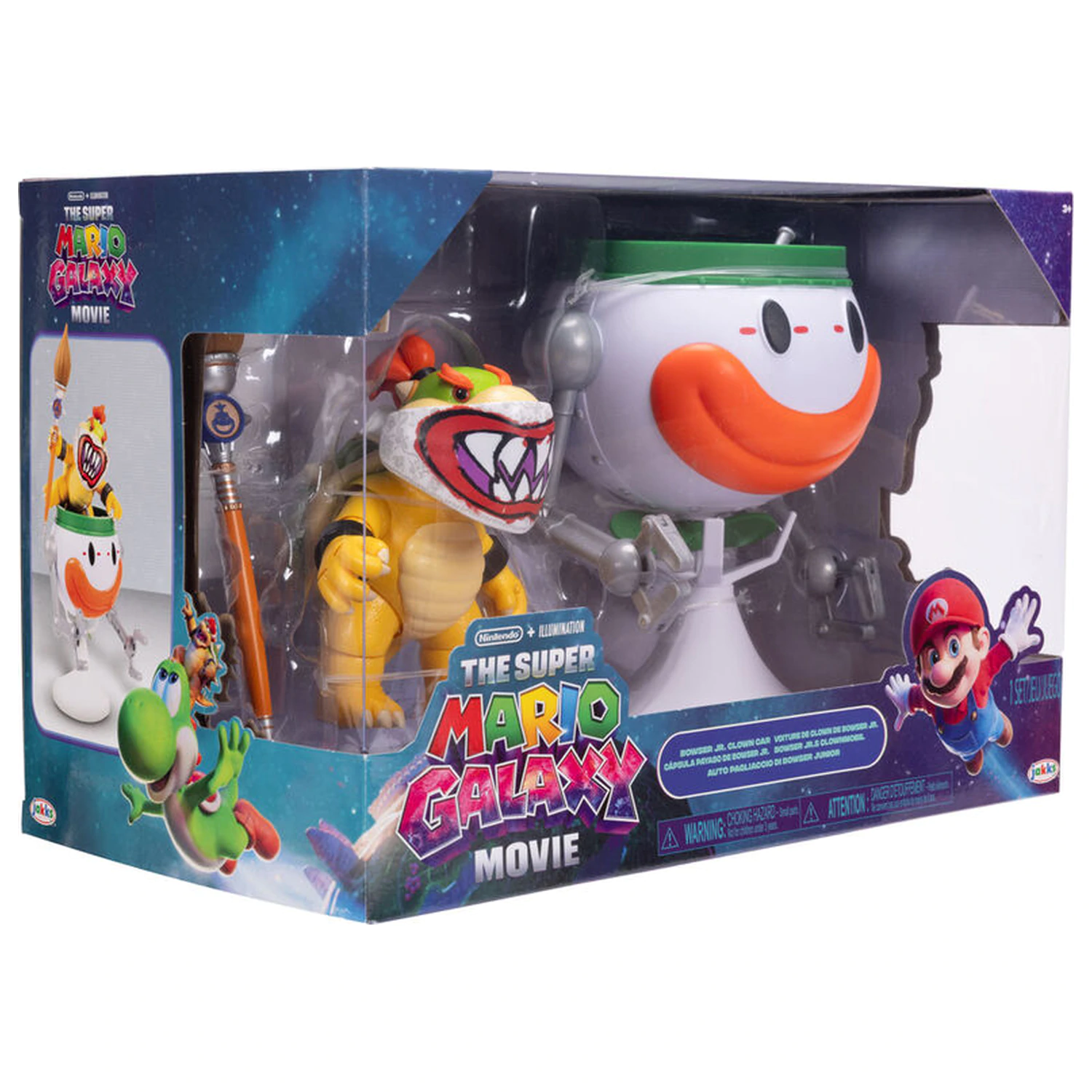 Super Mario Bros - Super Mario Galaxy Movie Bowser Jr. Clown Car figura termékfotó