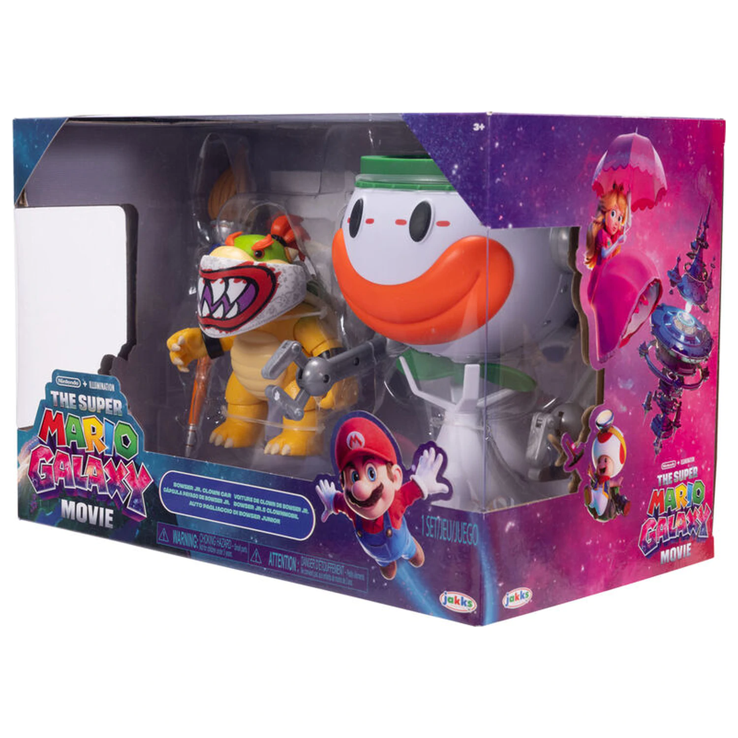 Super Mario Bros - Super Mario Galaxy Movie Bowser Jr. Clown Car figura termékfotó