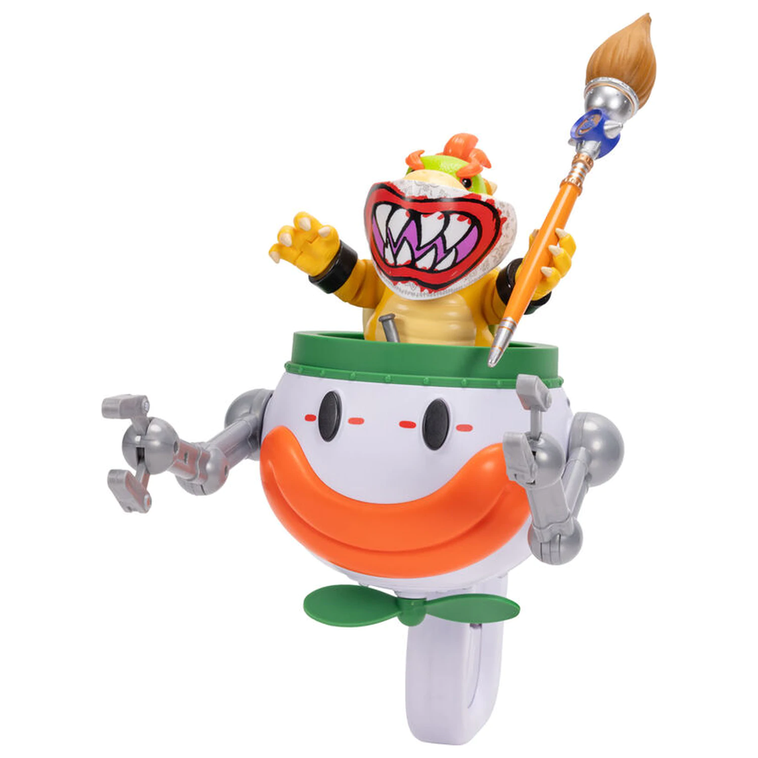 Super Mario Bros - Super Mario Galaxy Movie Bowser Jr. Clown Car figura termékfotó