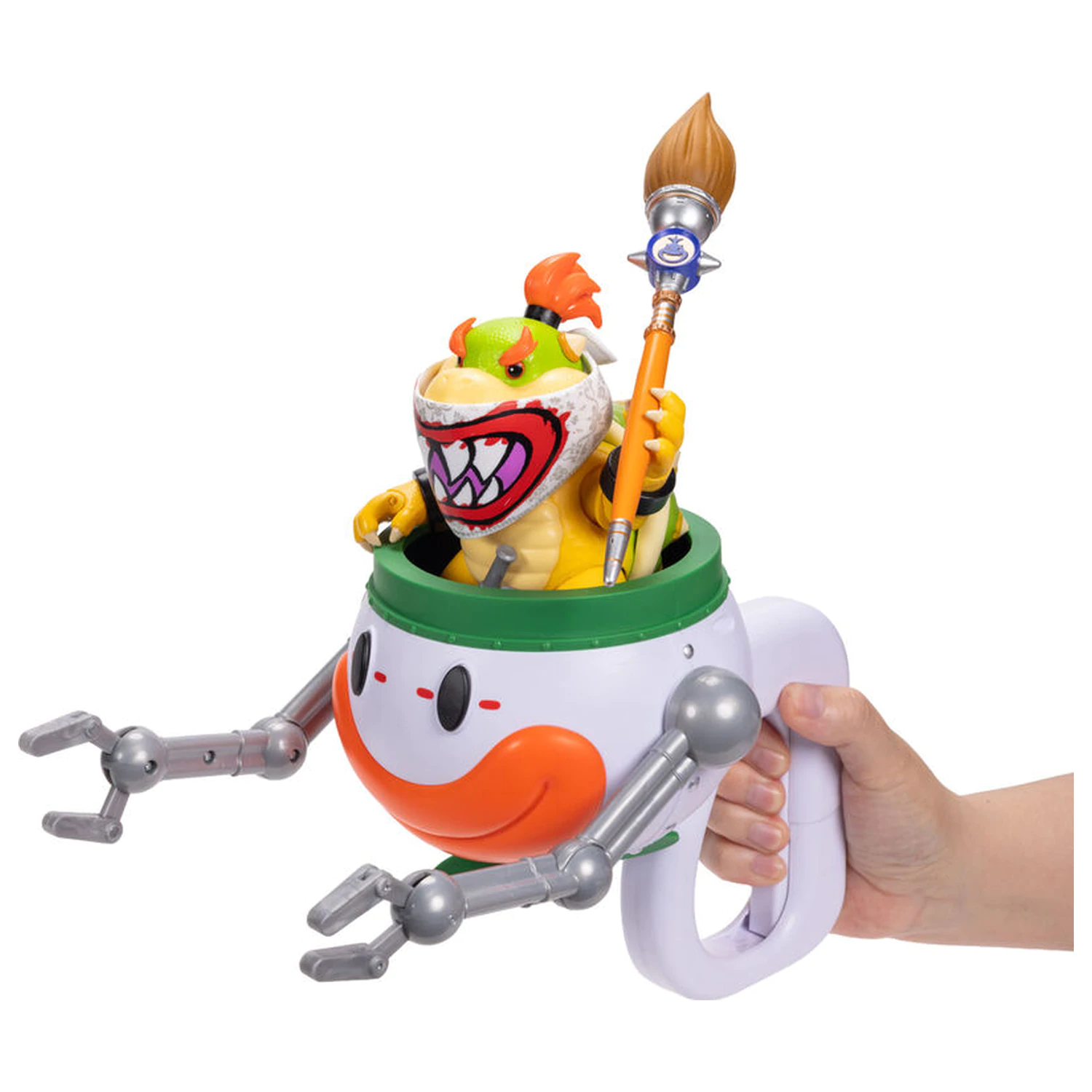 Super Mario Bros - Super Mario Galaxy Movie Bowser Jr. Clown Car figura termékfotó