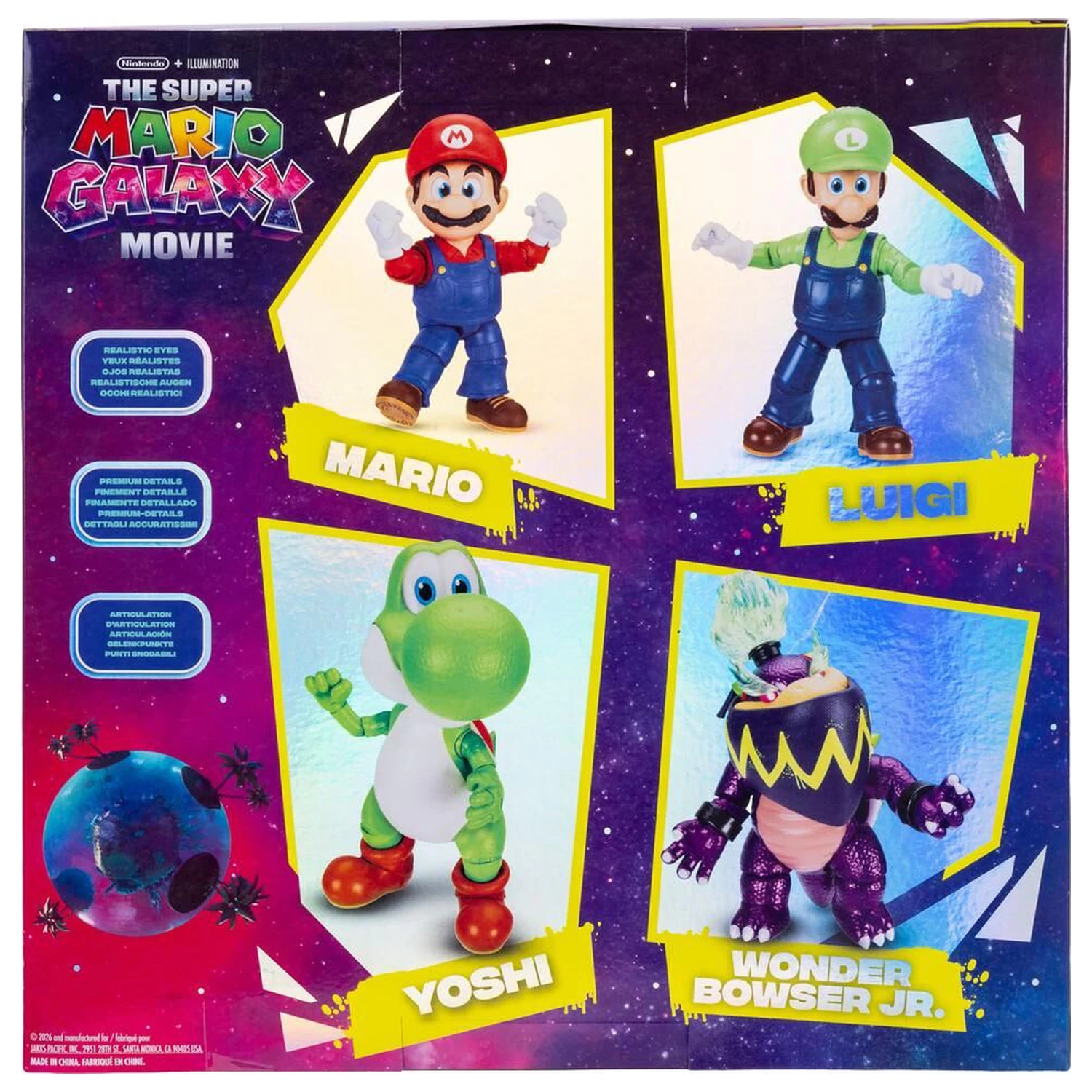 Super Mario Bros - Super Mario Galaxy Movie figura csomag 12,5cm termékfotó