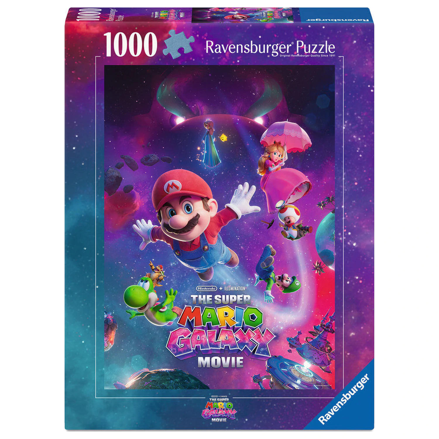Super Mario Bros - Super Mario Galaxy Movie puzzle 1000db-os termékfotó