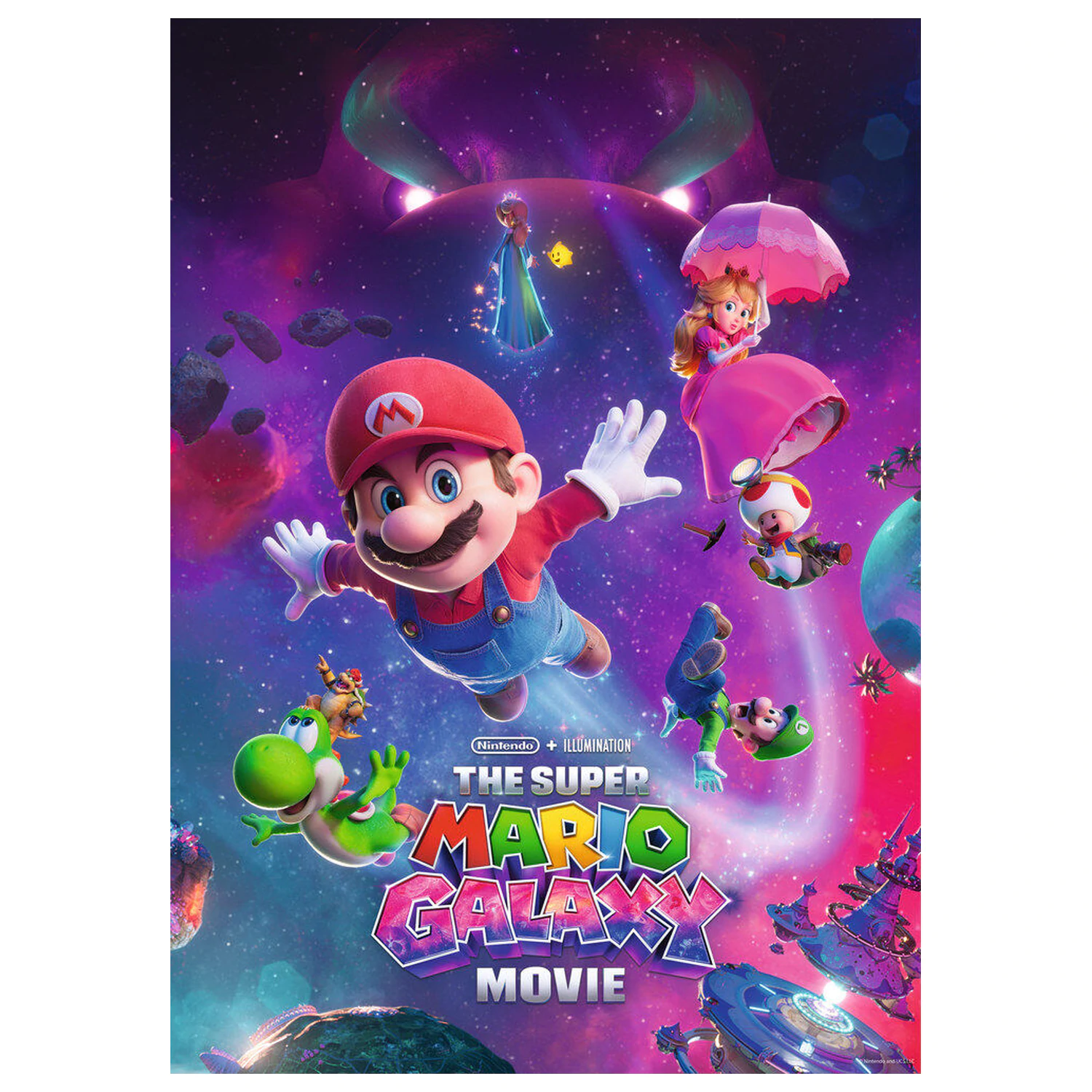 Super Mario Bros - Super Mario Galaxy Movie puzzle 1000db-os termékfotó