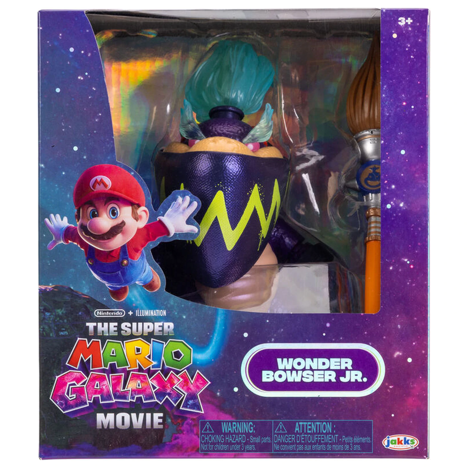 Super Mario Bros - Super Mario Galaxy Movie Wonder Bowser JR figura 13cm termékfotó