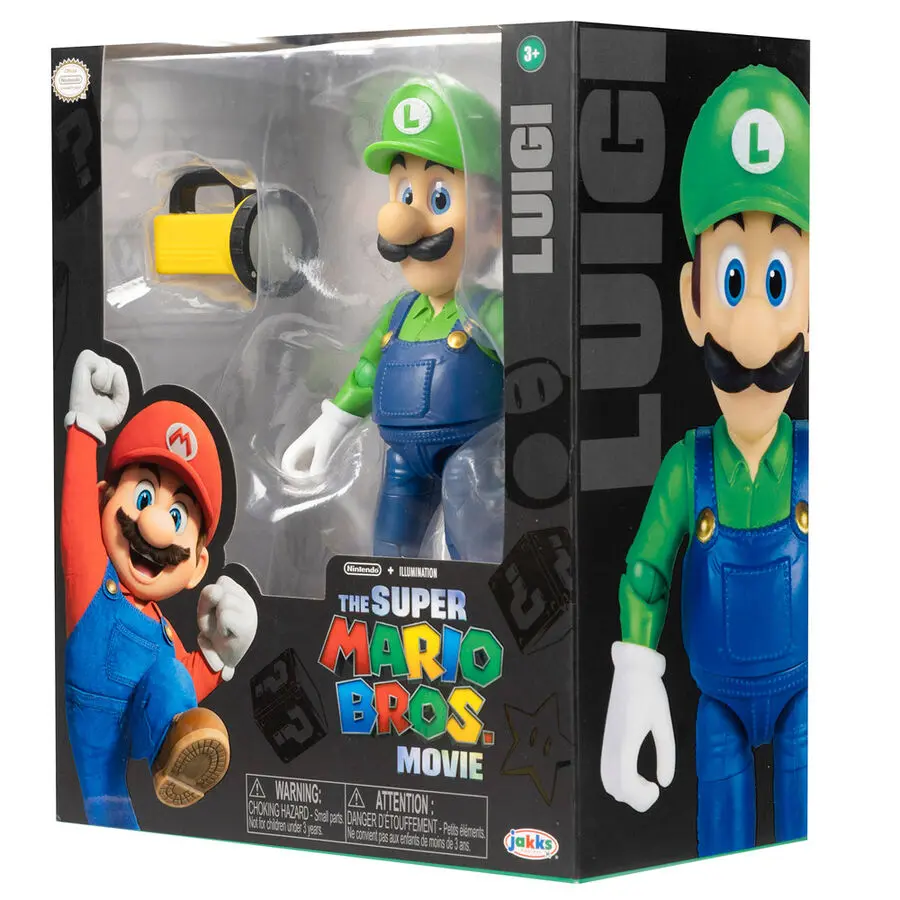 Super Mario Bros The Movie Luigi figura 13cm termékfotó