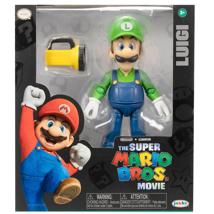 The Super Mario Bros. Movie Action Figure Luigi 13 cm termékfotó