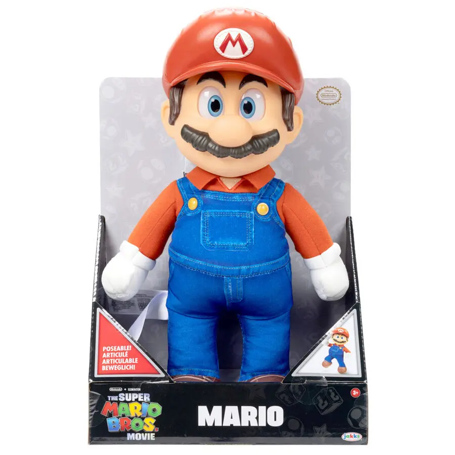 Super Mario Bros The Movie Super Mario plüss 30cm termékfotó