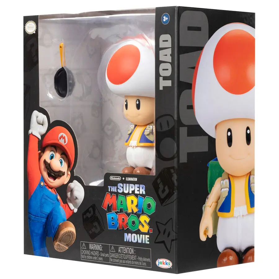 Super Mario Bros The Movie Toad figura 13cm termékfotó