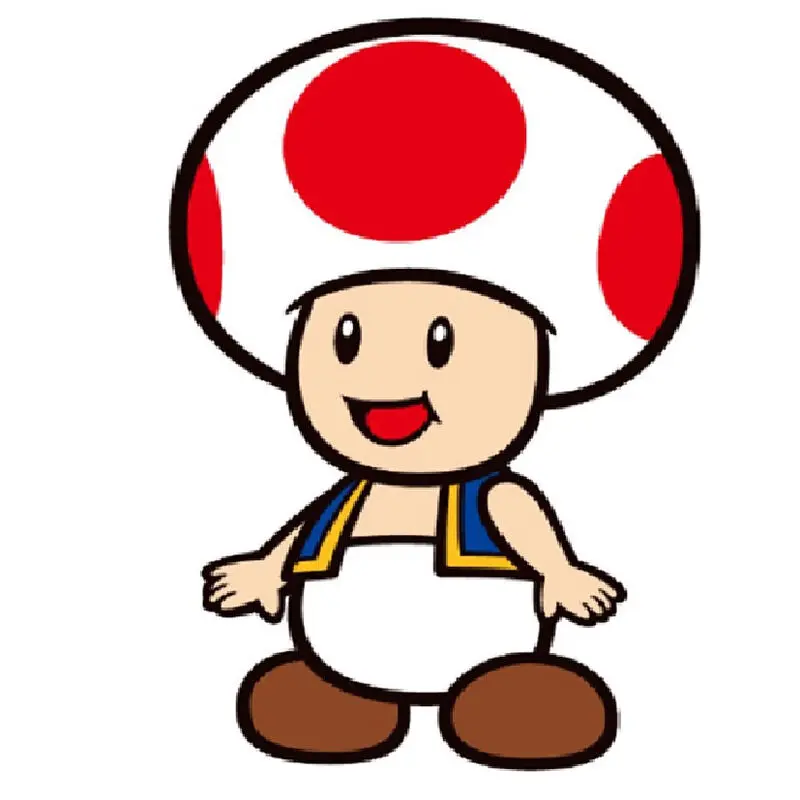 Super Mario Bros Toad 3D párna termékfotó