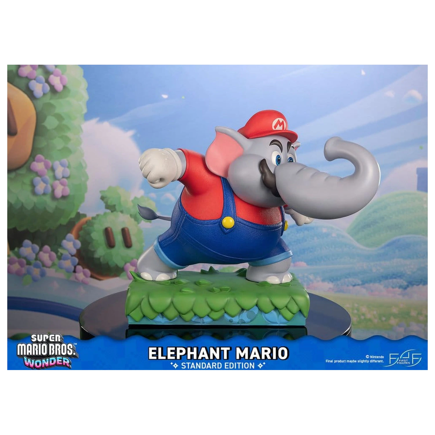 Super Mario Bros. Wonder Elephant Mario gyanta szobor figura Standard Edition 43 cm termékfotó