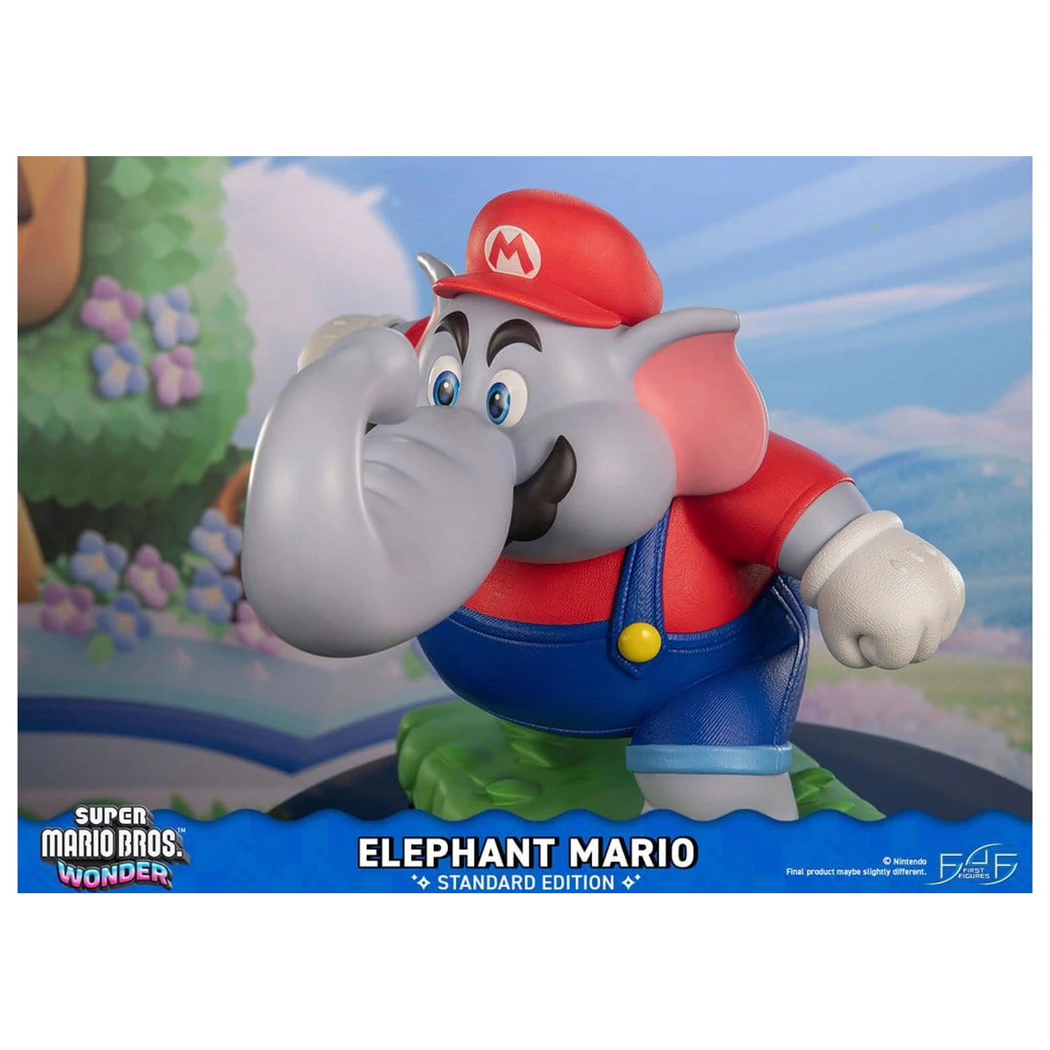 Super Mario Bros. Wonder Elephant Mario gyanta szobor figura Standard Edition 43 cm termékfotó