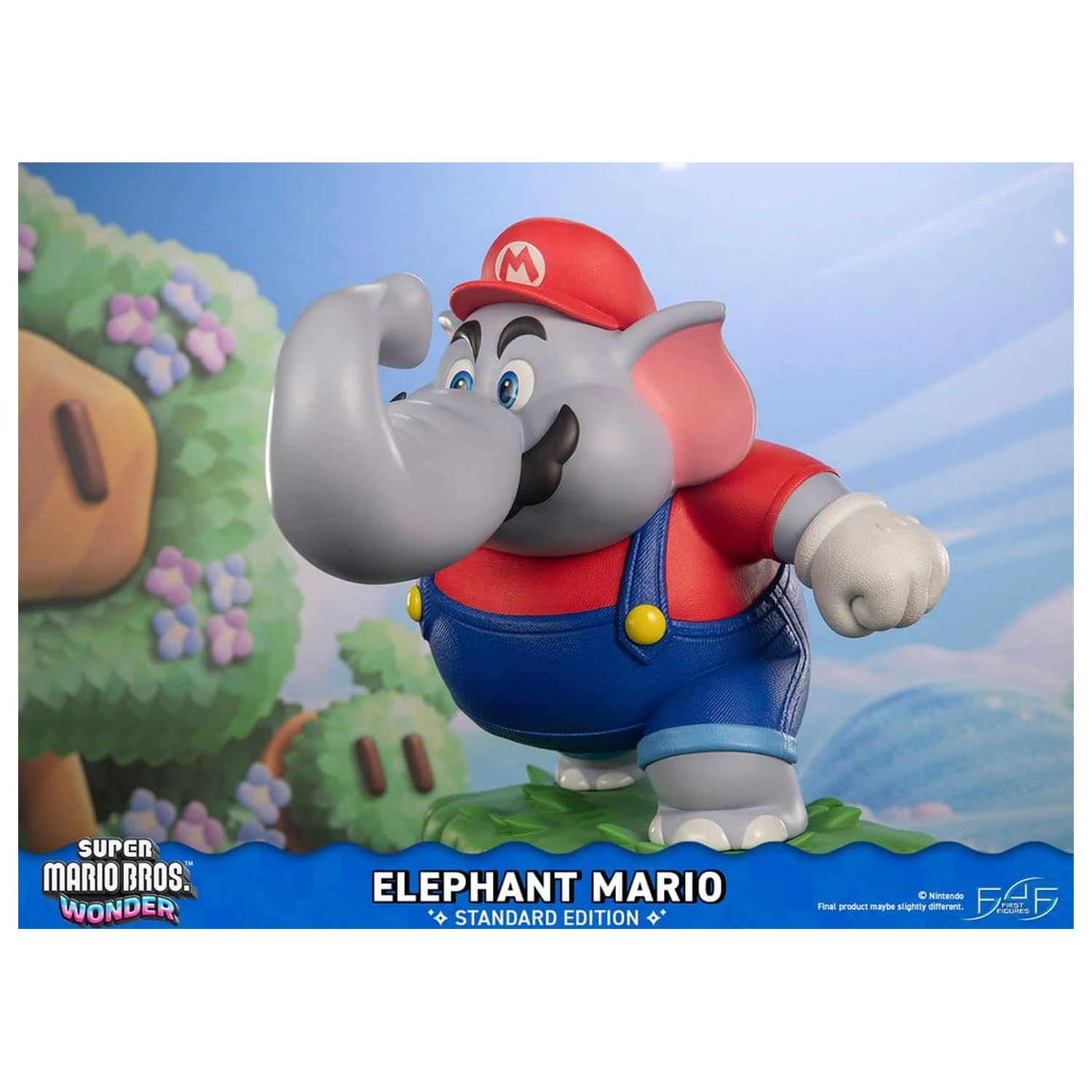 Super Mario Bros. Wonder Elephant Mario gyanta szobor figura Standard Edition 43 cm termékfotó