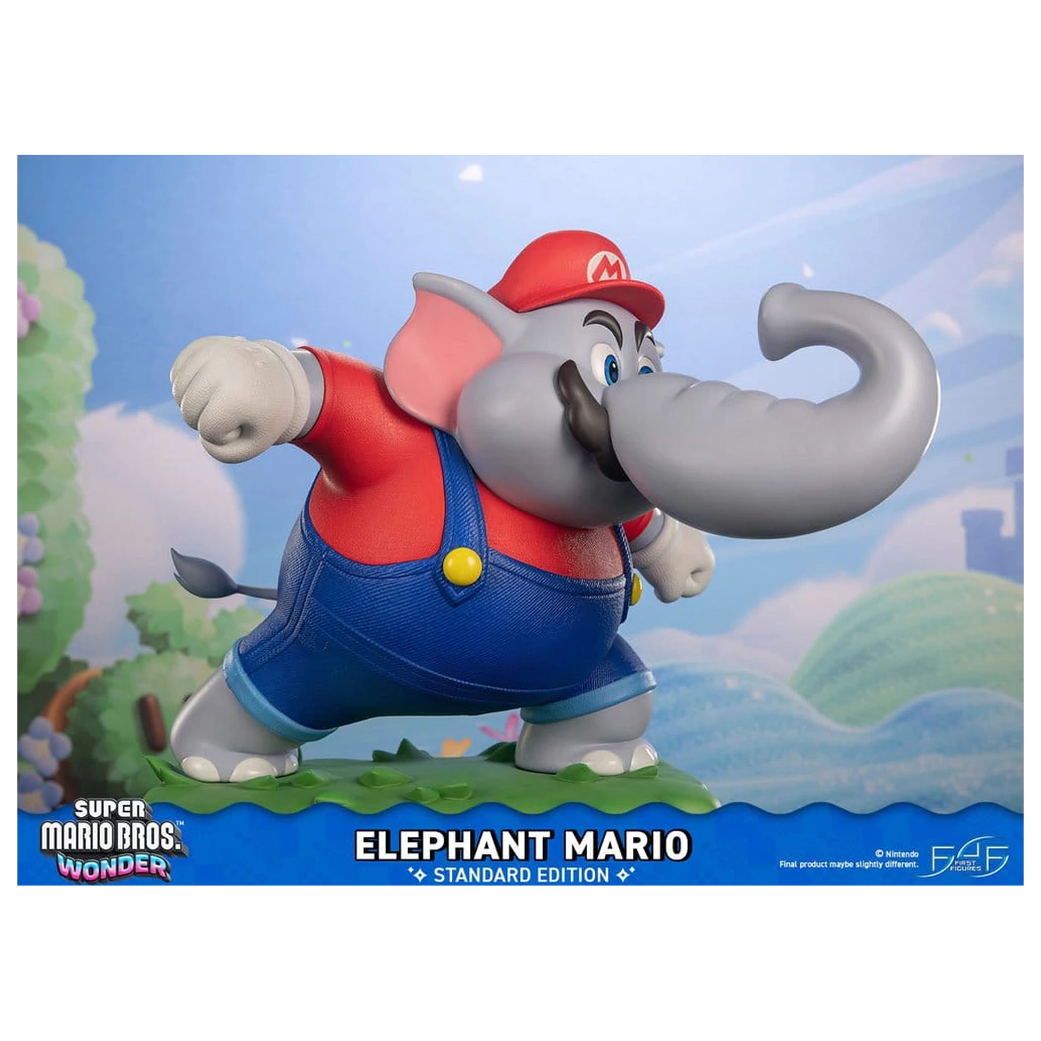 Super Mario Bros. Wonder Elephant Mario gyanta szobor figura Standard Edition 43 cm termékfotó