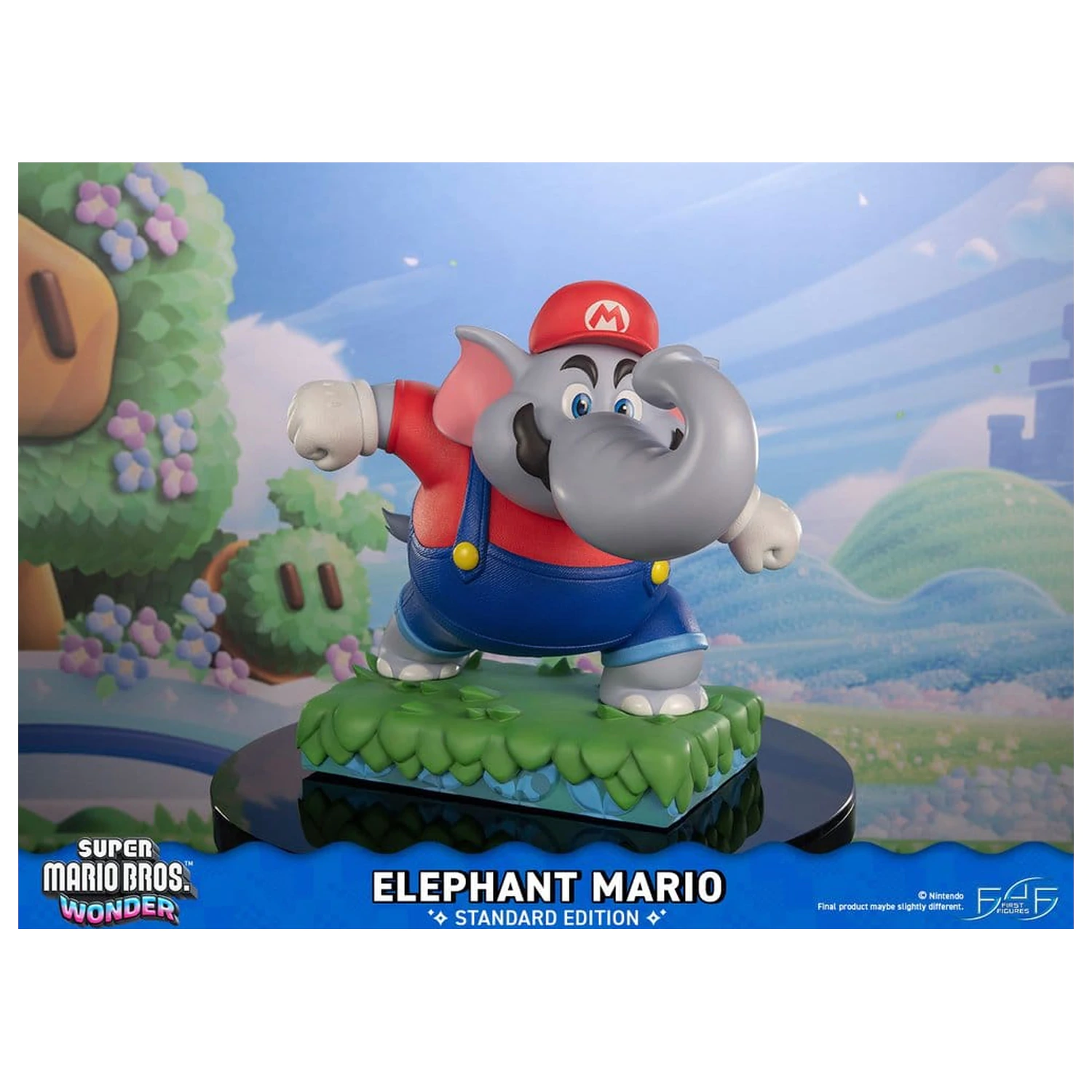 Super Mario Bros. Wonder Elephant Mario gyanta szobor figura Standard Edition 43 cm termékfotó